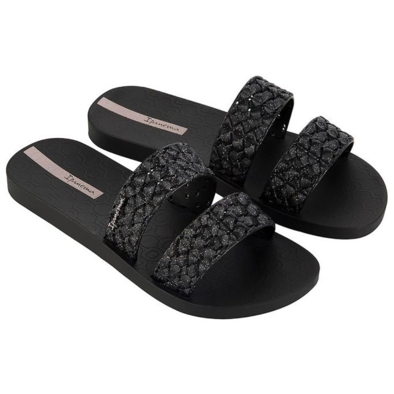 Ipanema Renda II női strandpapucs fekete glitter 83243-AS026 07399