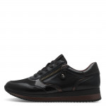 Jana női sportos sneaker fűzős cipzáras félcipő 23774-43-095 07386
