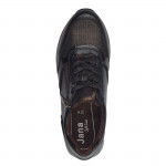 Jana női sportos sneaker fűzős cipzáras félcipő 23774-43-095 07386