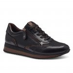 Jana női sportos sneaker fűzős cipzáras félcipő 23774-43-095 07386