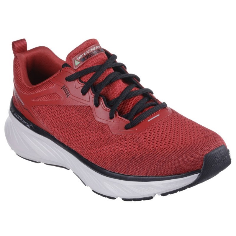 Skechers EDGERIDE EXXO férfi fűzős sneaker piros félcipő 232836-RDBK