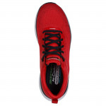 Skechers EDGERIDE EXXO férfi fűzős sneaker piros félcipő 232836-RDBK