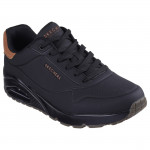 Skechers Uno Suited On Air férfi fűzős sneaker cipő fekete 183004-BBK Férfi Skechers