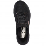 Skechers Summits Classy Night slip-ins női textil bebújós sneaker 150128-BKGD