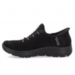 Skechers Summits Classy Night slip-ins női textil bebújós sneaker 150128-BKGD