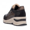 Rieker női sportos fűzős cipzáras sneaker félcipő N9301-90