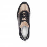 Rieker női sportos fűzős cipzáras sneaker félcipő N9301-90