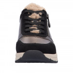 Rieker női sportos fűzős cipzáras sneaker félcipő N9301-90