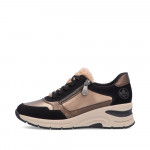 Rieker női sportos fűzős cipzáras sneaker félcipő N9301-90