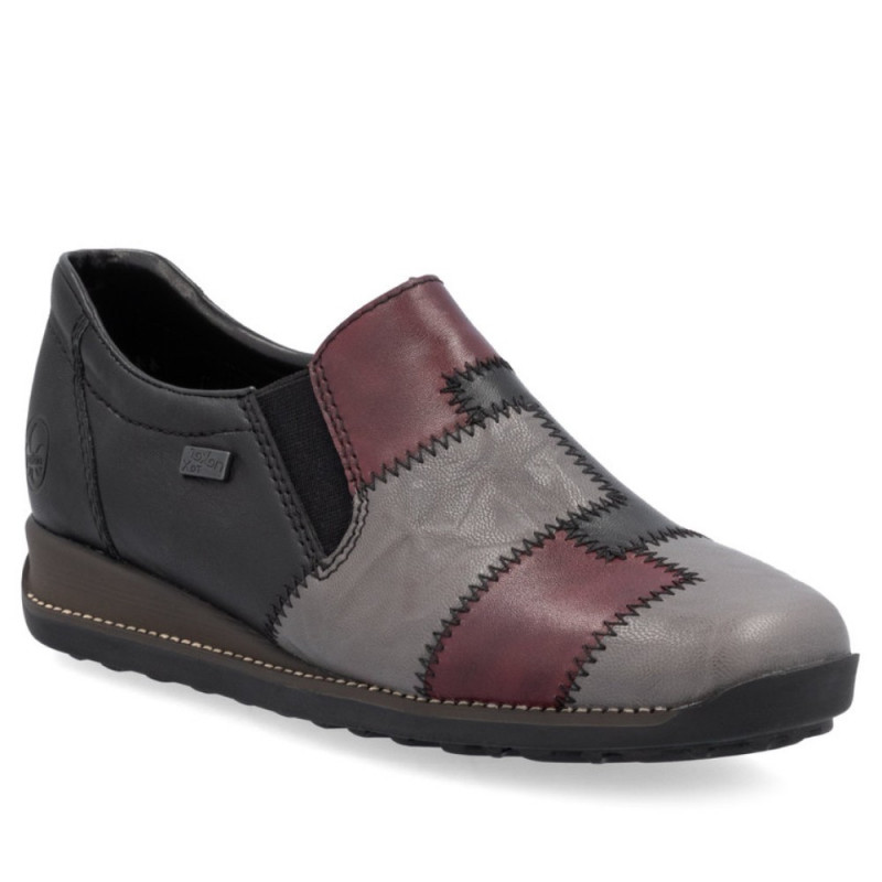 Rieker női bebújós félcipő RiekerTEX vízlepergető membránnal 44250-00