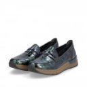 Rieker női bebújós lakk multikolor mokaszin félcipő 58960-90