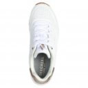 Skechers Uno Gen1 Shimmer Away lányka - női fűzős sneaker cipő 310545L-WHT
