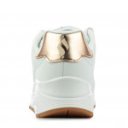 Skechers Uno Gen1 Shimmer Away lányka - női fűzős sneaker cipő 310545L-WHT