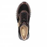Rieker női sportos fűzős cipzáras sneaker félcipő 49010-25
