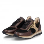 Rieker női sportos fűzős cipzáras sneaker félcipő 49010-25