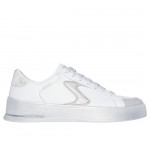Skechers Hiland -Quite Chic női fűzős sportcipő fehér ezüst 185170-WSL
