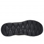 Skechers Slip-ins Go Walk Flex Mali női textil bebújós-fűzős sneaker 124837-BBK