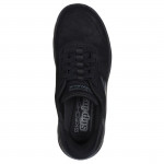 Skechers Slip-ins Go Walk Flex Mali női textil bebújós-fűzős sneaker 124837-BBK