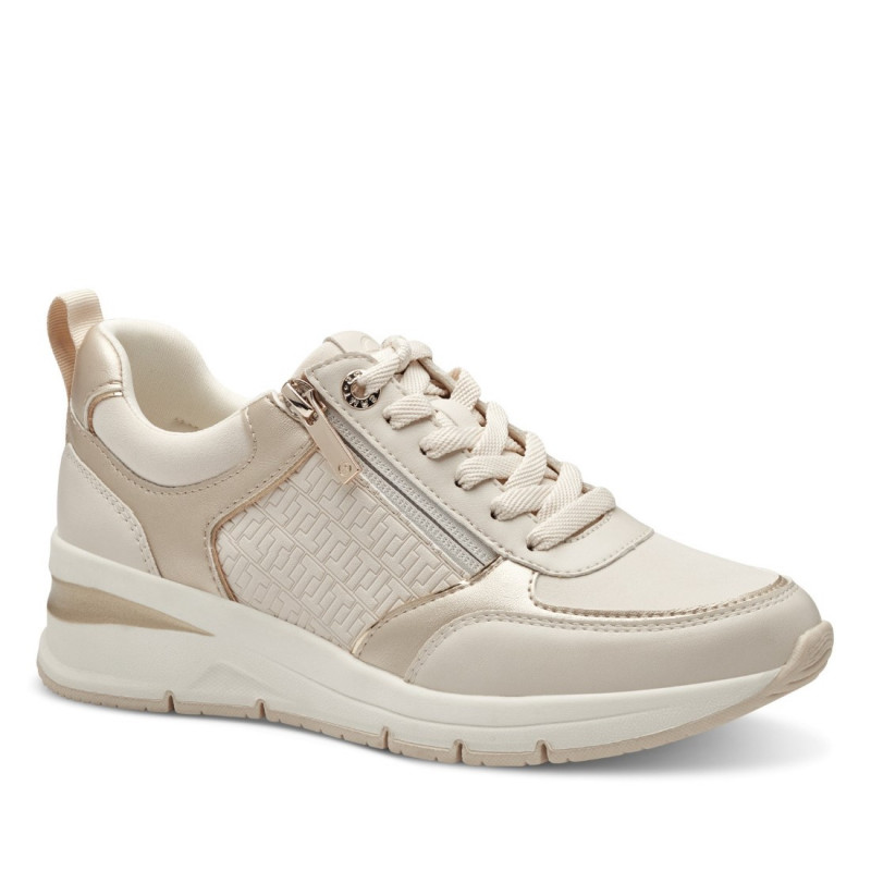 Tamaris fűzős cipzáras női sportos sneaker félcipő 23721-42-430 07403