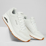 Skechers Uno Stand On Air unisex fűzős sneaker fehér félcipő 52458-WHT