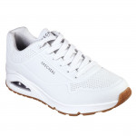 Skechers Uno Stand On Air unisex fűzős sneaker fehér félcipő 52458-WHT Férfi Skechers