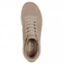 Skechers Bobs Squad Chaos Current Muse slip-ins női textil bebújós fűzős sneaker 117497-TPE