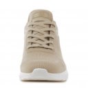 Skechers Bobs Squad Chaos Current Muse slip-ins női textil bebújós fűzős sneaker 117497-TPE