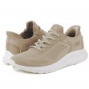 Skechers Bobs Squad Chaos Current Muse slip-ins női textil bebújós fűzős sneaker 117497-TPE