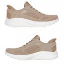 Skechers Bobs Squad Chaos Current Muse slip-ins női textil bebújós fűzős sneaker 117497-TPE