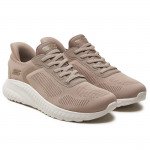 Skechers Bobs Squad Chaos Current Muse slip-ins női textil bebújós fűzős sneaker 117497-TPE Női Skechers