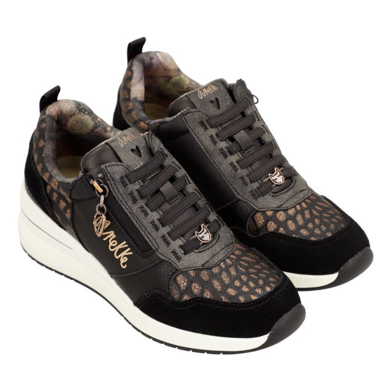 Anekke női bőr sneaker félcipő barna mix 39370-321