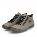 Rieker női fűzős cipzáros szürke bokacipő 52514-42