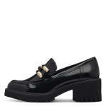 Marco Tozzi női loafer félcipő fekete lakk 24770-43-011 07446