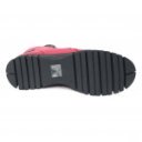 Sherlock Soon női két cipzáras piros bőr bokacsizma 222-24421 07440