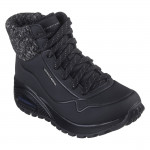 Skechers Uno RUGGED - Darling Daze női fűzős cipzáras bokacipő 167988-BLK