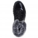 Skechers Uno Rugged Fiesty Winter női fűzős fekete lakk bokacipő 168126-BBK