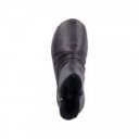 Rieker női két cipzáros fekete bokacsizma 51552-90