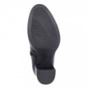 Rieker női cipzáras fekete bőr bokacsizma 50194-00