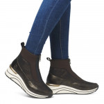 Remonte női sportos elöl cipzáros bokacipő  D0T71-25