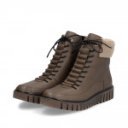 Rieker női fűzős cipzáras bakancs Y3465-24
