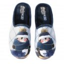 Relax női szobapapucs pingvin figurával W24-959_BLUE 07464