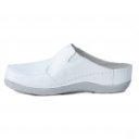 Turul fehér női bőr kényelmi klumpa BS-8