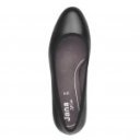 Jana Soft Line női fekete körömcipő 22477-41-001 07465