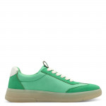 Jana női sportos fűzős cipzáras zöld-fehér sneaker félcipő 23784-44-700 07470