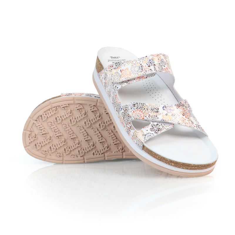 Batz Polett flower női tépőzáras papucs