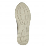 Jana női sportos sneaker fűzős cipzáras félcipő arany-bézs mix 23774-43-499 07477