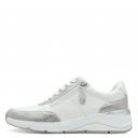 Jana női sportos sneaker fűzős cipzáras félcipő 23777-43-191 07481