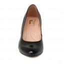 Pulso női lakkbőr fekete körömcipő AF1272 07474