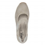 Jana Soft Line női taupe színú tépőzáras félcipő 24664-42-341 07483