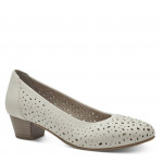 Jana Soft Line női bézs lyukacsos körömcipő 22363-44-400 07486 Női Jana